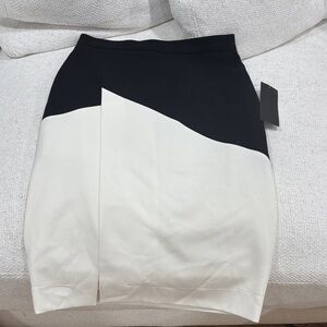 BCBGMaxAzria Black and White Pencil Skirt